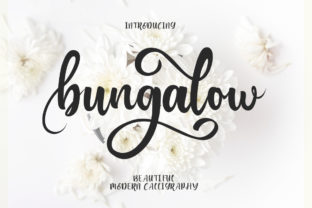 Bungalow: A Modern Script Handwritten Font for Editorial Design