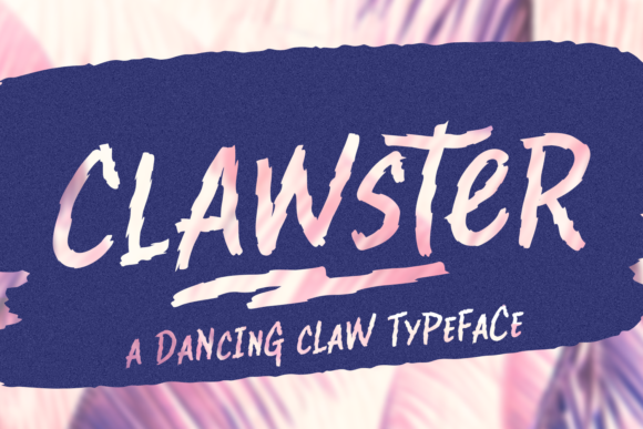 Clawster: The Unique Script Handwritten Font for Striking Digital Designs
