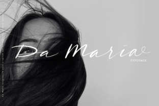 Da Maria Script Font for Romantic Campaign Visuals