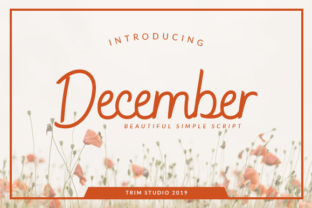 December: The Simple Script Font for Authentic Campaign Branding