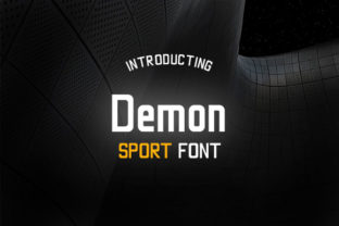 Demon Sans Serif Typeface Review for Sports-Themed Branding