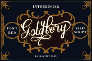 Goldbery: The Elegant Script Font for Luxury Branding