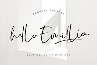 Hello Emillia: The Script Handwritten Font for Luxurious Branding