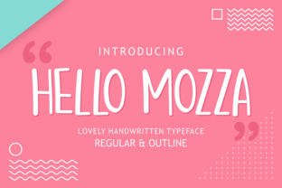 Hello Mozza: A Handwritten Font for Editorial Branding