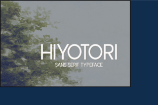 Hiyotori Typeface: Elevating Editorial Design with Sophisticated Sans Serif Fonts
