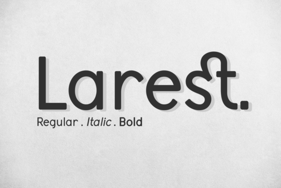 Larest Typeface Review: Modern Sans Serif for Elegant Branding