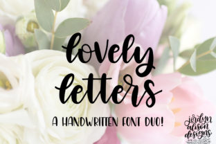 Lovely Letters: A Hand-Lettered Script Font for Crafters and Sellers