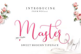 Master Script: A Romantic Font for Elegant Branding