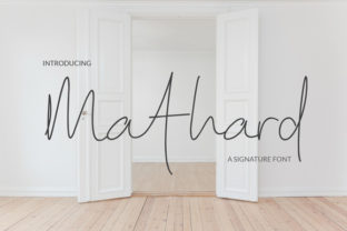 Mathard: The Signature Handwritten Font for Authentic Brand Storytelling