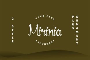Mirinia: A Hand-Lettered Script Font for Authentic Branding