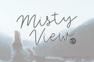Misty View: A Chic Handwritten Font for Editorial Branding