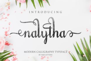 Nalytha Script: The Romantic Typeface for Elegant Brand Identity