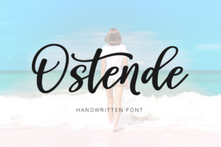 Ostende: Elegant Script Handwritten Fonts for Handmade Branding
