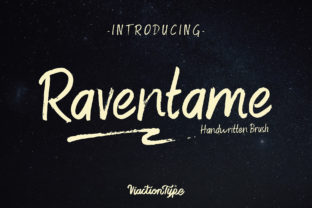 Raventame: The Handwritten Brush Font for Authentic Brand Identity