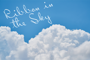 Ribbon in the Sky: A Naive Handwritten Font for Elegant Designs