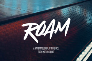Roam: The Handwritten Display Font for Bold Editorial Design