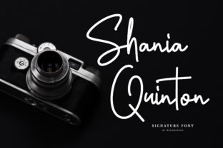 Shania Quinton: The Signature Script Font for Modern Web Design