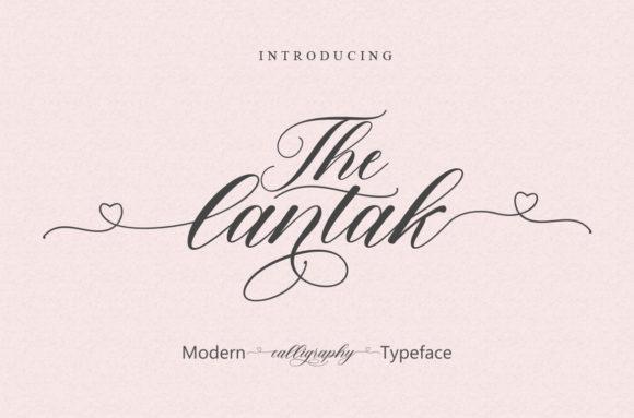 The Lantak: A Modern Calligraphy Font for Editorial Design