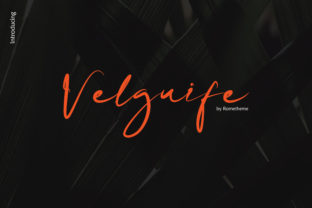 Velgiufe Script: The Handwritten Font for Elegant Campaign Design